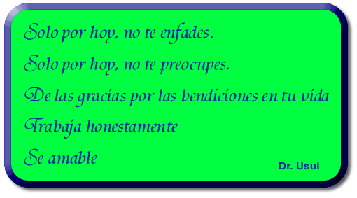 frases del Dr. Usui